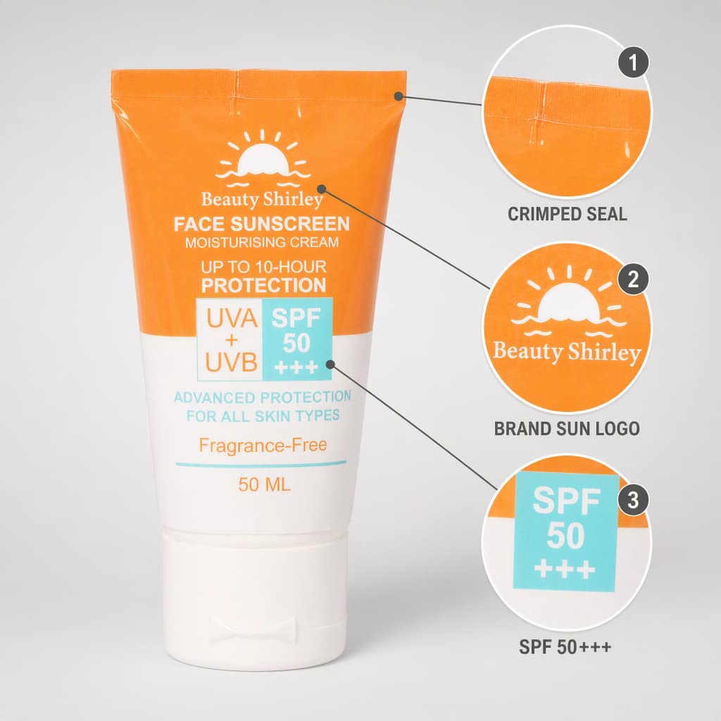 SPF 50 Face Sunscreen Cream